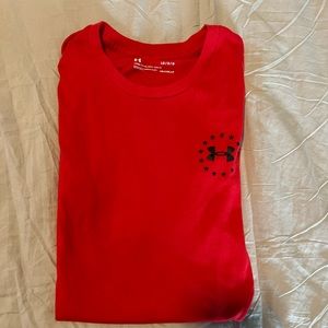 Red UA mens T-shirt